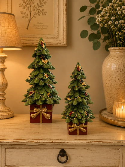 Albero verde  decorato   | Arte di Nacchi