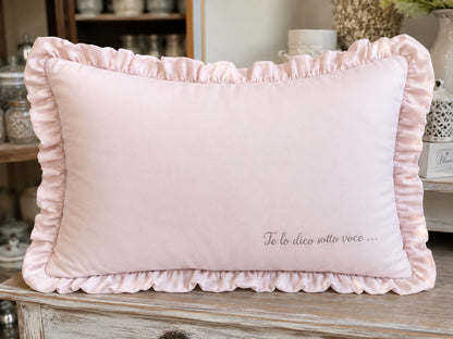 Federe cuscino con scritta