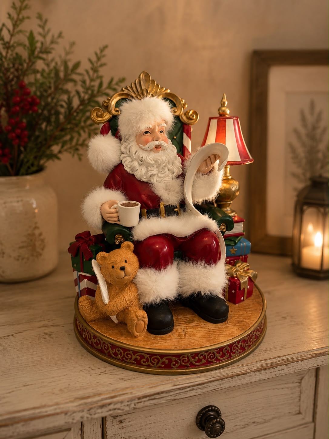 Babbo Natale con led | Arte di Nacchi