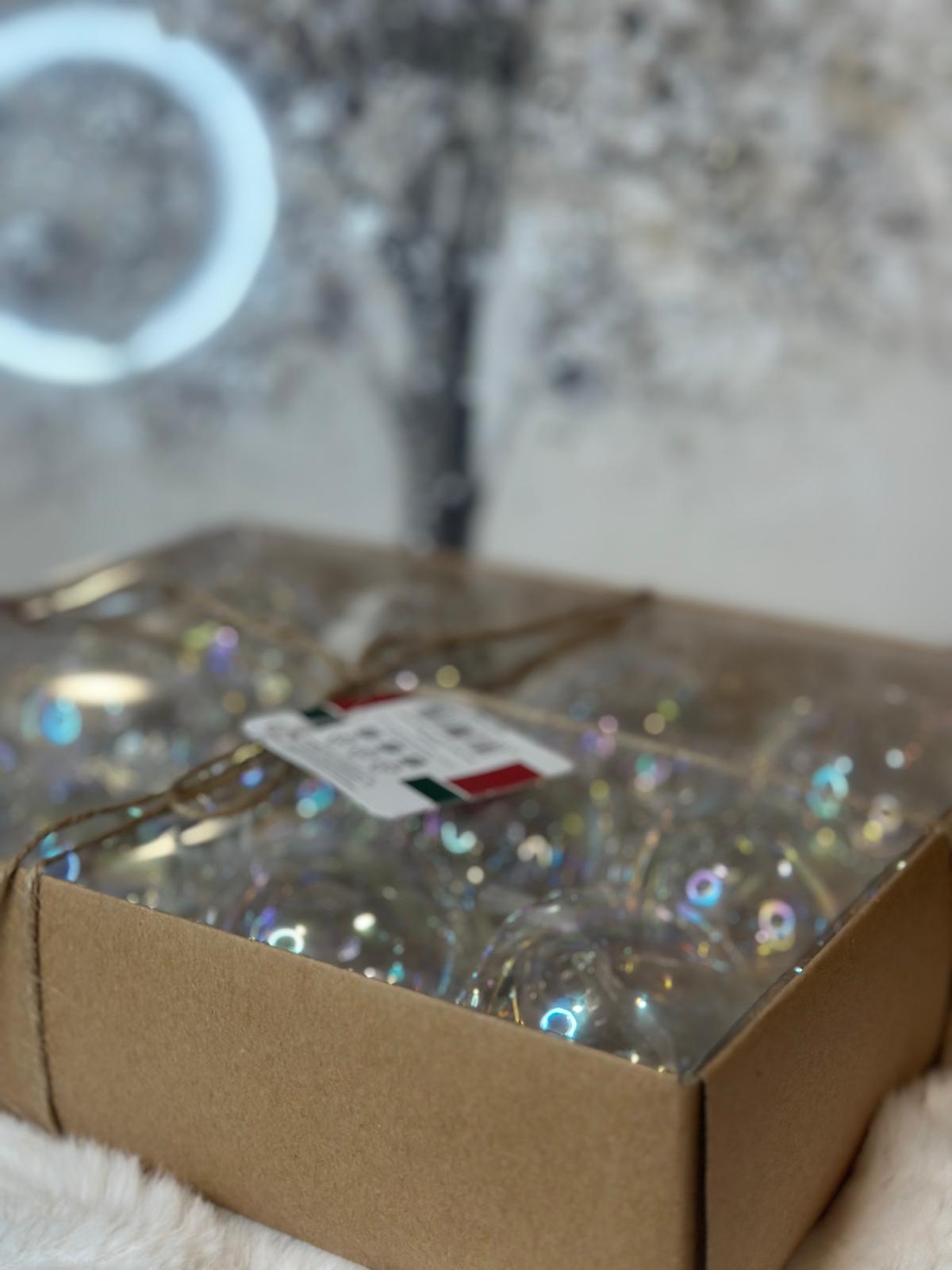 Box palline in vetro soffiato