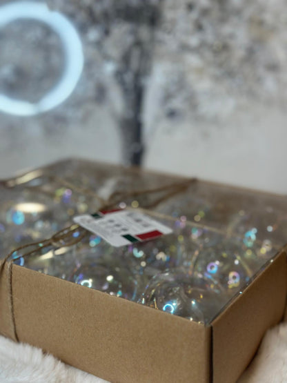 Box palline in vetro soffiato