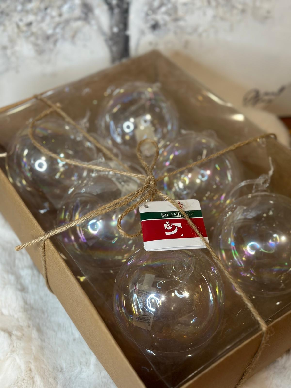 Box palline in vetro soffiato