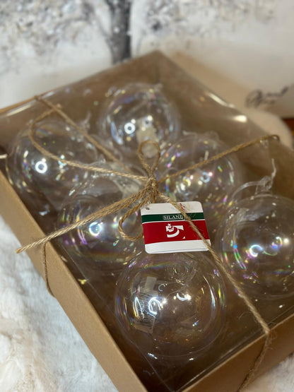Box palline in vetro soffiato
