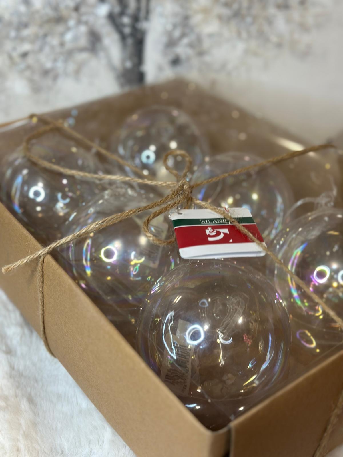 Box palline in vetro soffiato