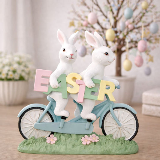 Decoro conigli in bicicletta| Blanc Mariclò