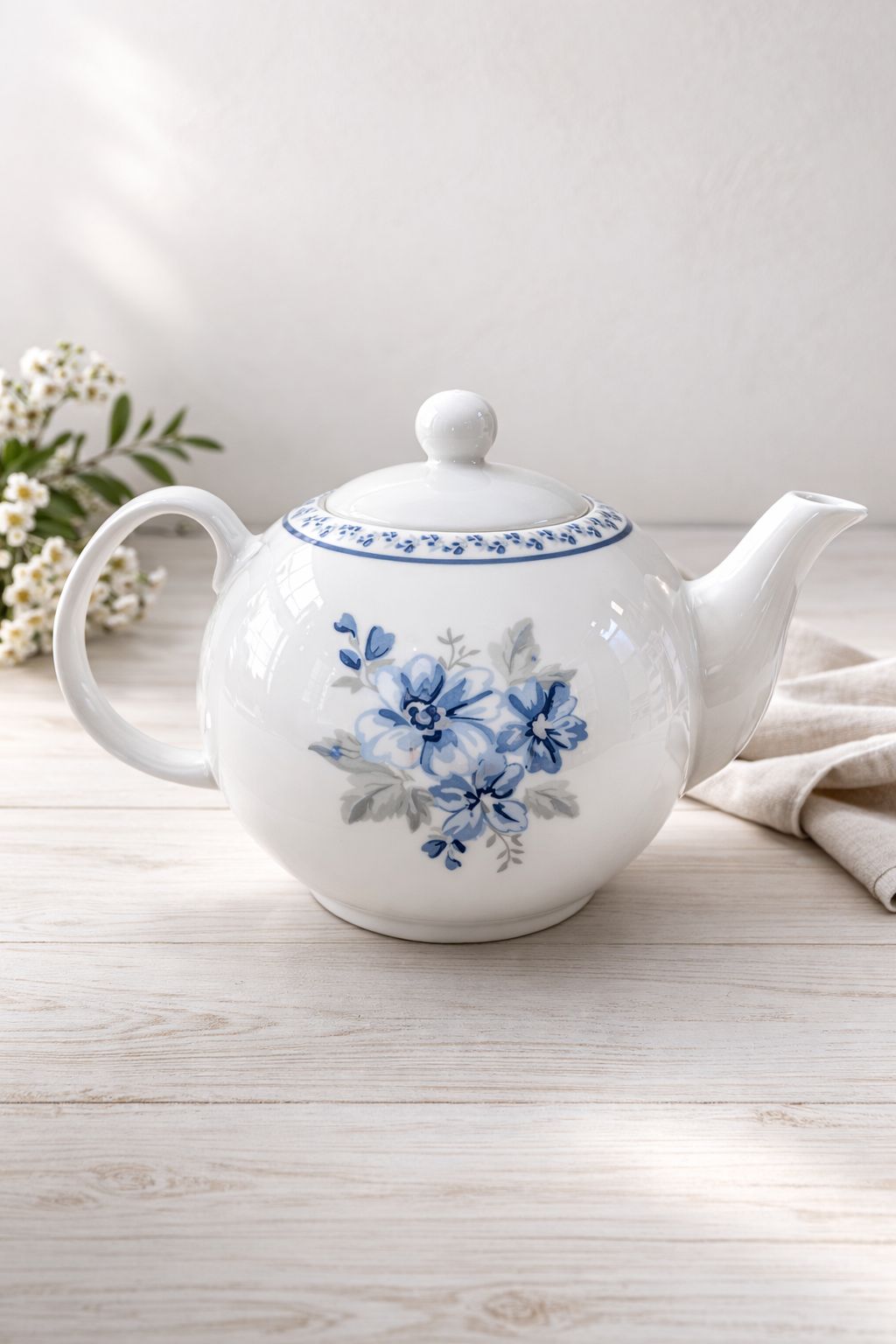 Teiera in ceramica  colore blu  | Arte di Nacchi