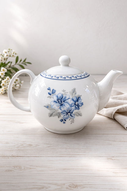 Teiera in ceramica  colore blu  | Arte di Nacchi