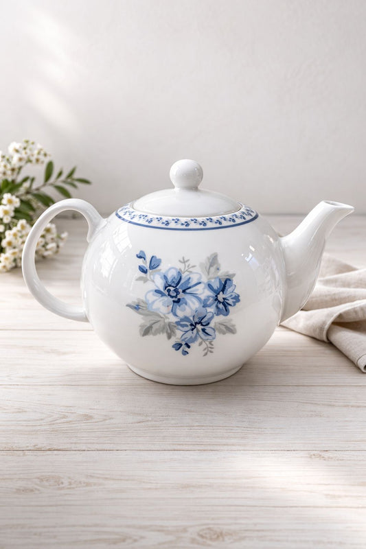 Teiera in ceramica  colore blu  | Arte di Nacchi
