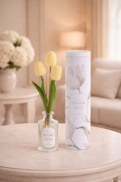 Profumatore con tulipani| Tono su tono