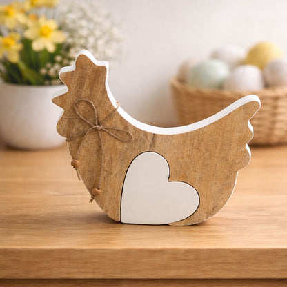 Gallina di Pasqua con cuore| Blanc Mariclò