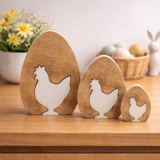 Uovo con gallina all'interno | Blanc Mariclò