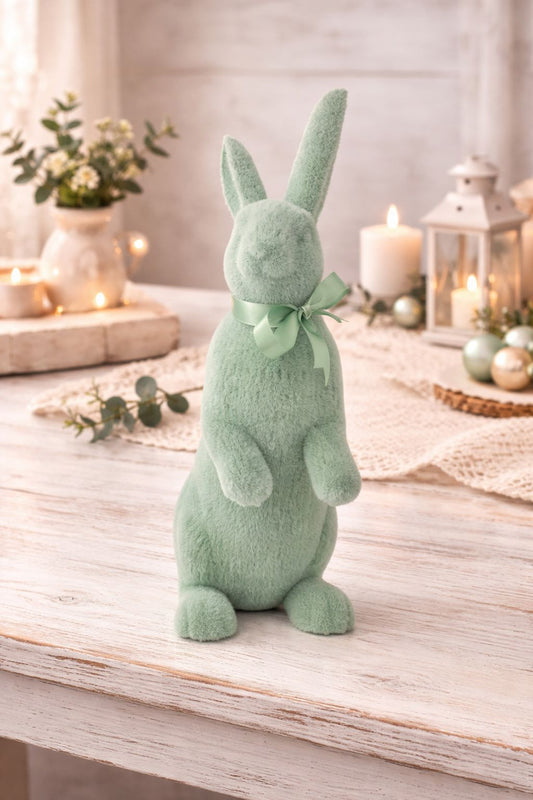 Coniglio decorativo di Pasqua verde