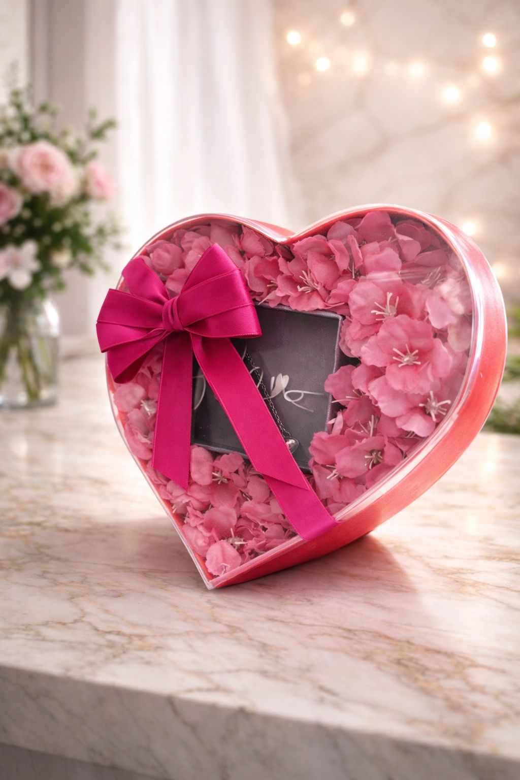 Box cuore con bracciale per la Mamma