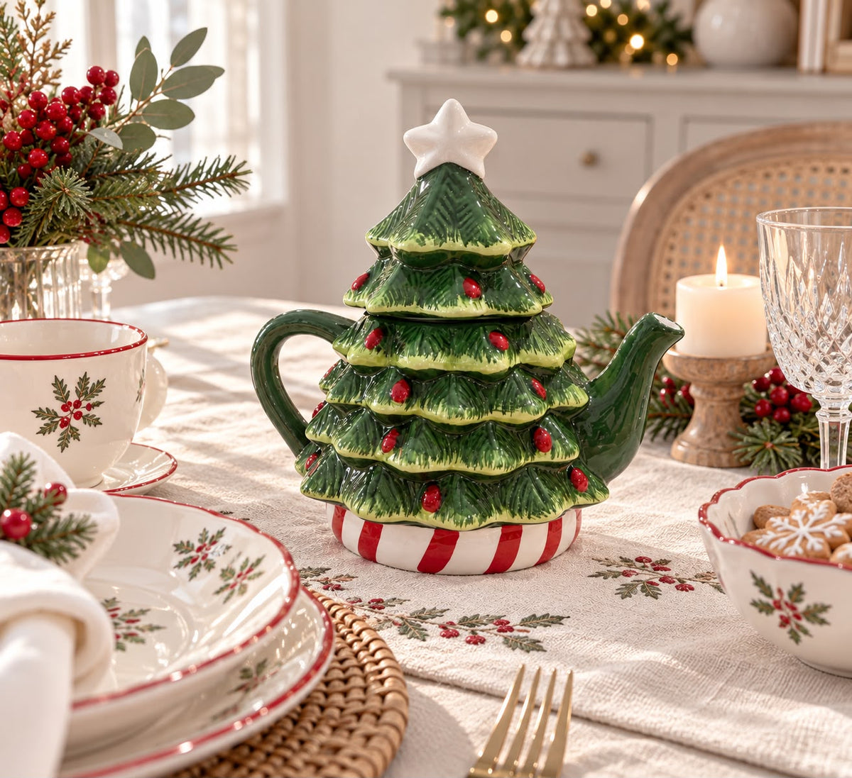 Albero di Natale teiera