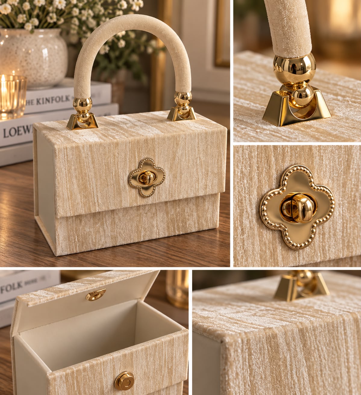 Scrigno beige   - bauletto