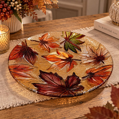 Vassoio decorativo autunnale