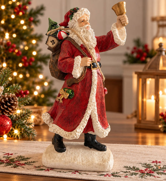 Babbo natale statuetta h27| L'Arte di Nacchi