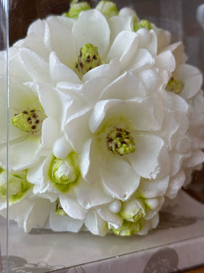 Candela -fiore decorato