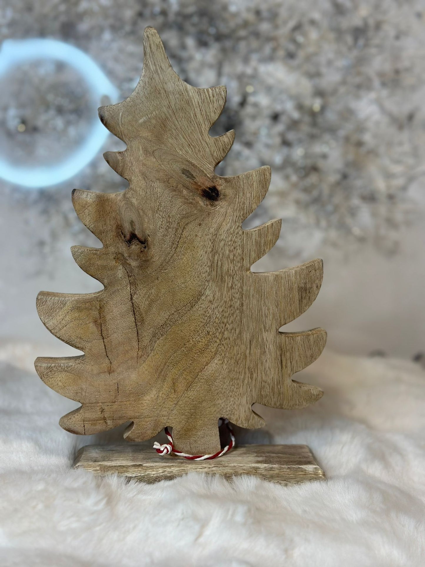 albero in legno- decoro di natale