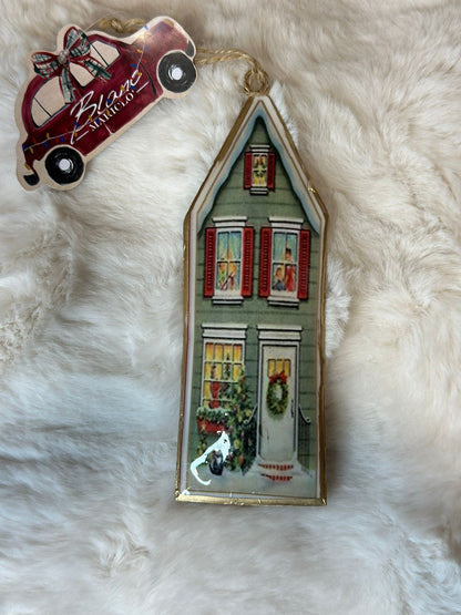 CASETTA IN LATTA-decoro di Natale