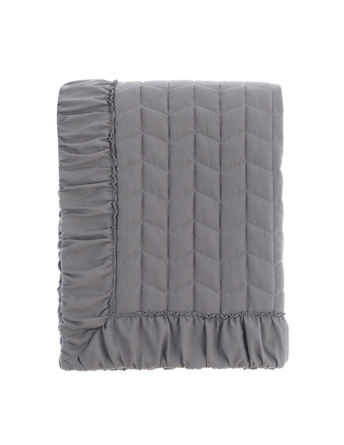 Trapunta singola grigia 180x260h