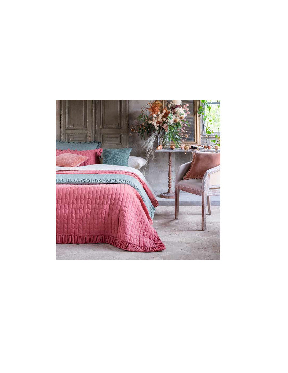 Trapunta singola grigia 180x260h