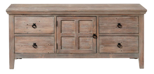 Cassettiera bassa in legno country 120x40x55|L'Arte di Nacchi
