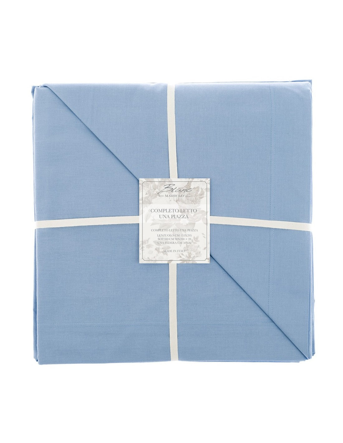 Completo letto sinngolo celeste