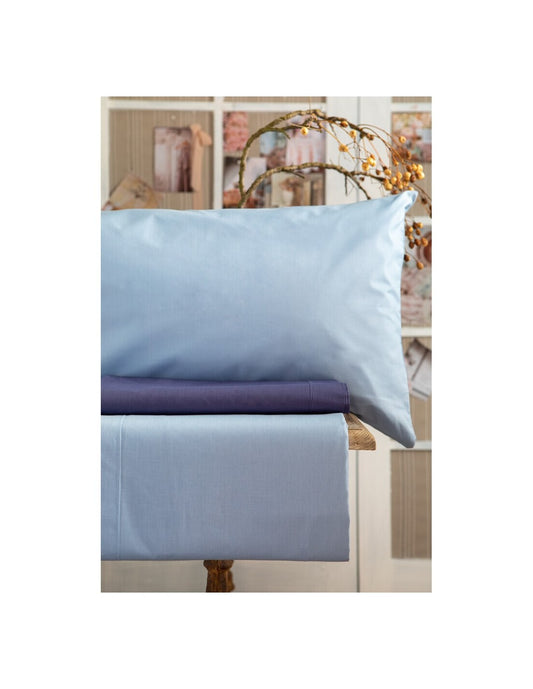 Completo letto sinngolo celeste