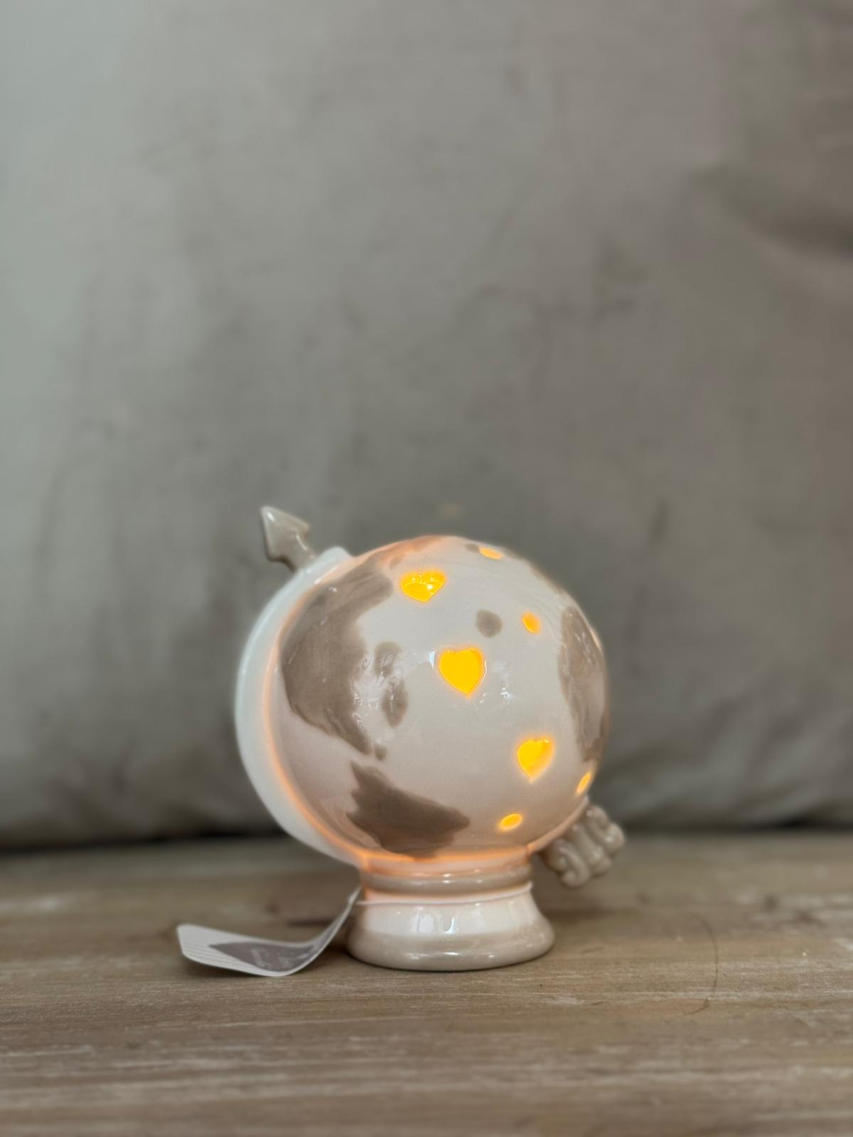 Mappamondo con led