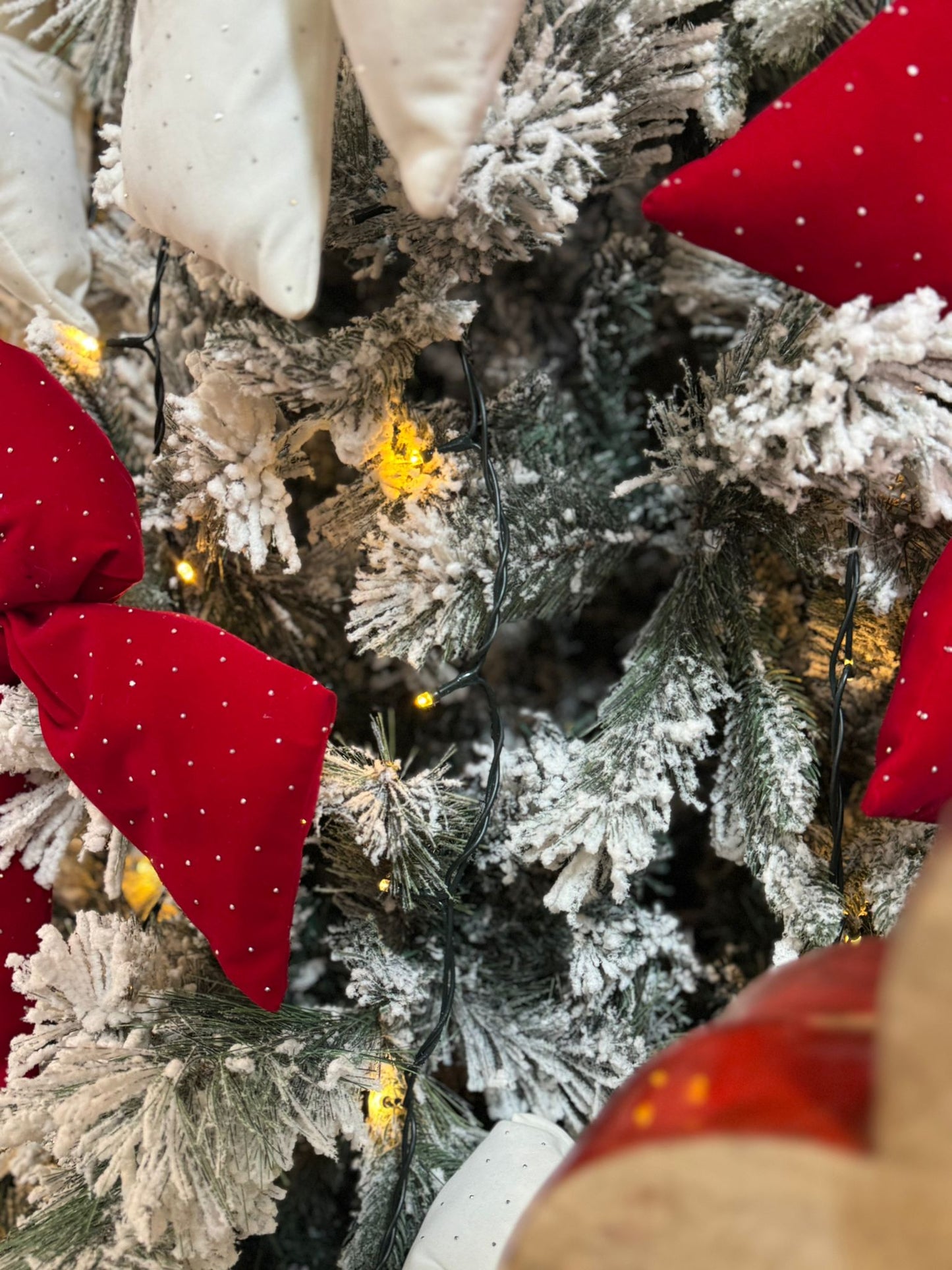 Albero di Natale innevato 240 cm