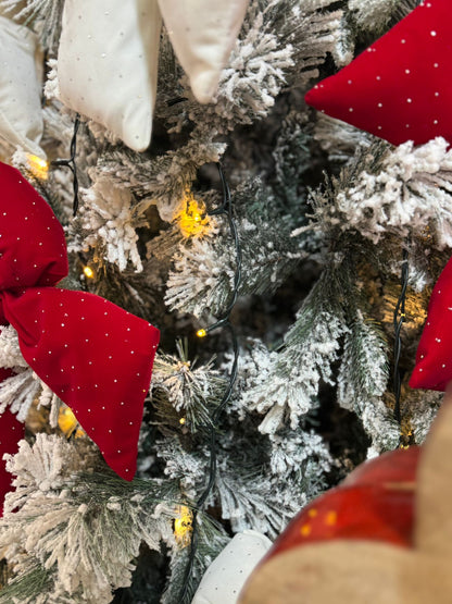 Albero di Natale innevato 240 cm