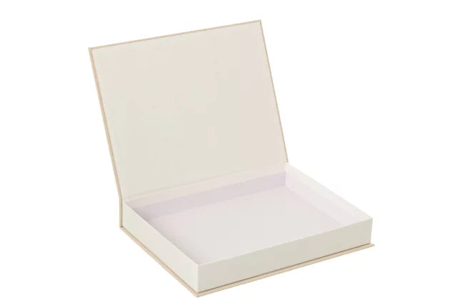 set 4 Scatole   contenitore libro con scritte