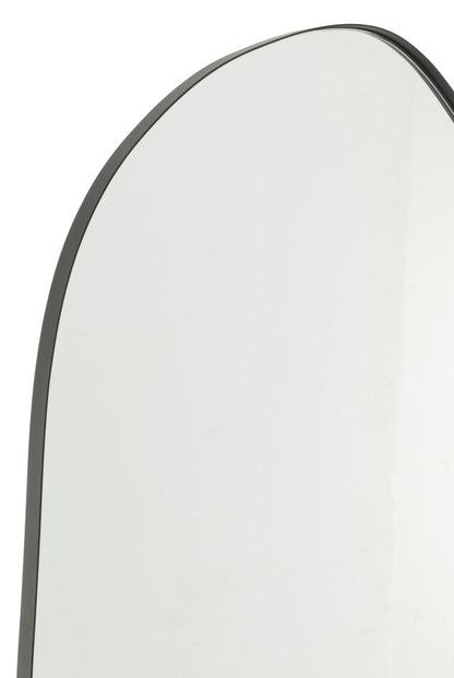 Specchio con cornice nera