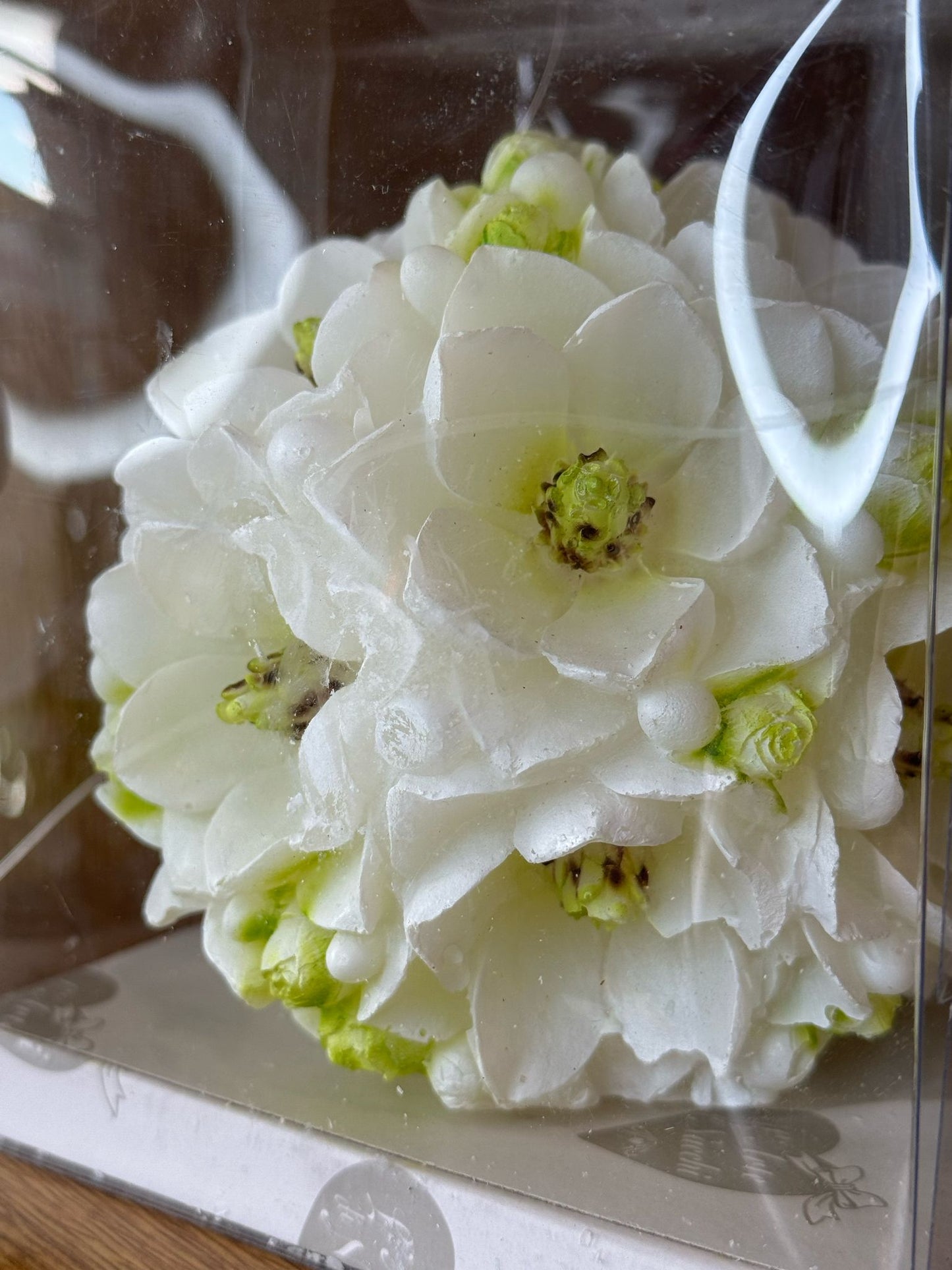 Candela -fiore decorato