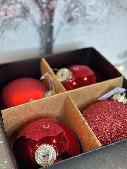 Box 4 sfere rosse