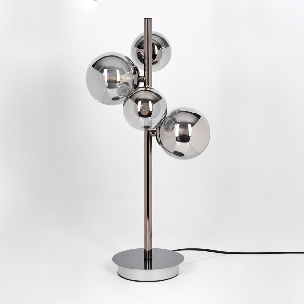 Lampada led nera con sfere| La Scintilla Home