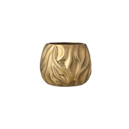Vaso in ceramica oro | L'Arte di Nacchi