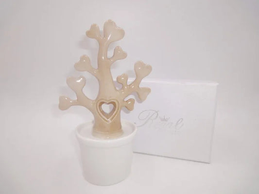 Albero della Vita beige e bianco in ceramica| Regal
