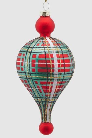 Decorazione natalizia allungata scozzese