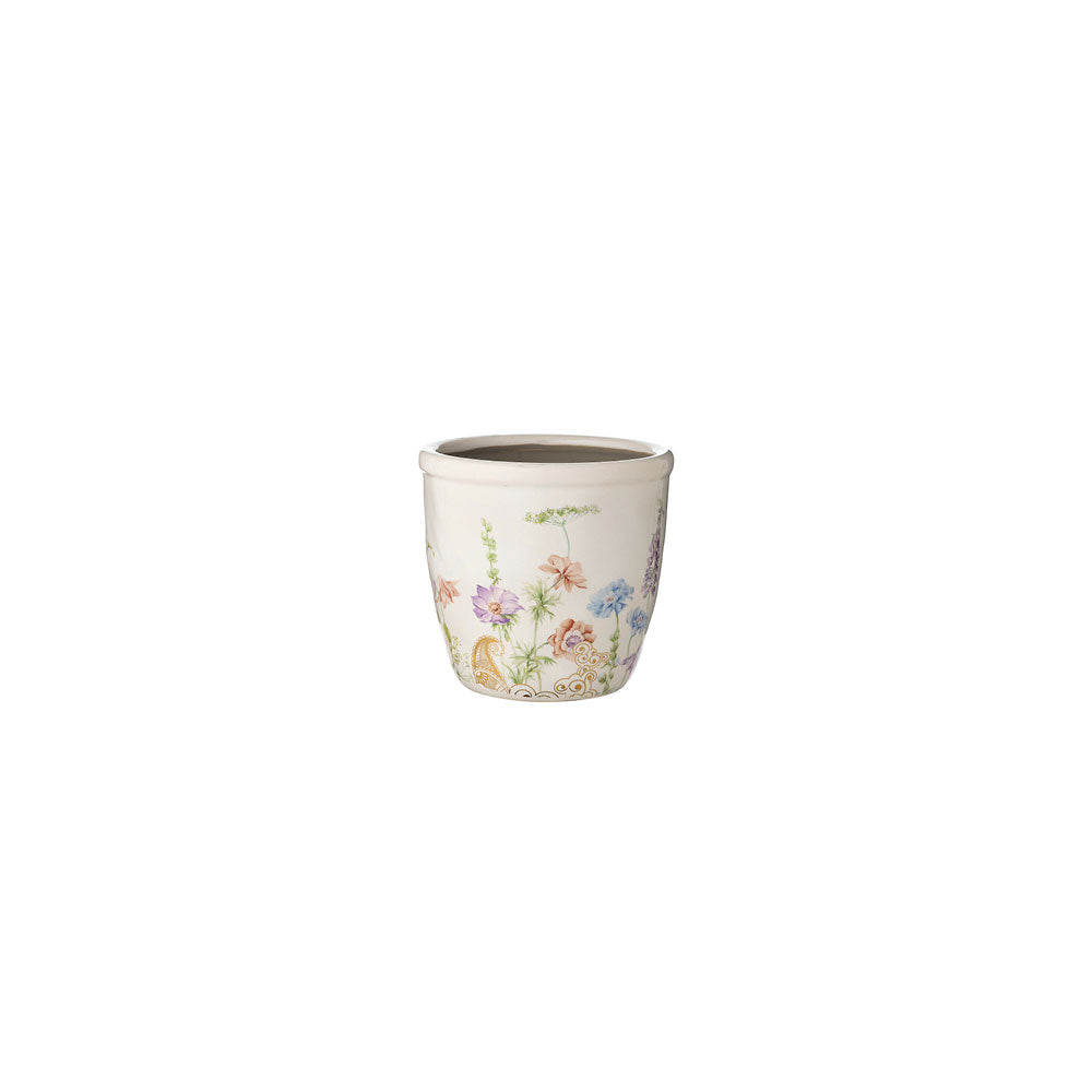 Vaso bianco con fiori| L'Arte di Nacchi